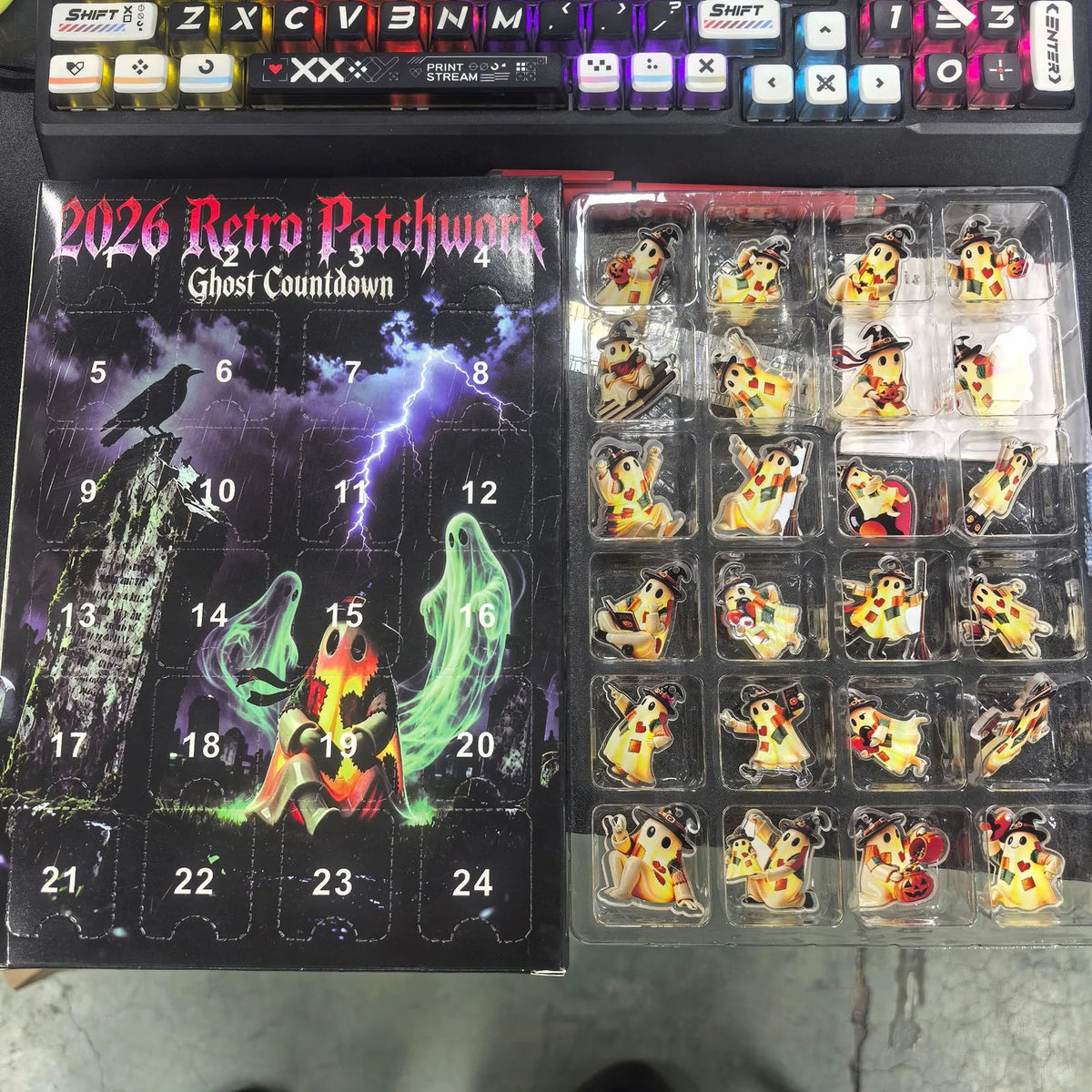 calendario de adviento fantasma(Hallowen)